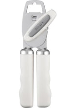 Manual Can Opener Heavy Duty Patented Stainless Steel, White