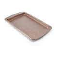 Butterfly Stamp Small Baking Sheet Carbon Steel Nonstick Bakeware with Textured Butterfly Design, Durable Rolled Rim, Oven Safe to 450F, Perfect for Cookies, Pastries and Pizza