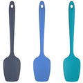 Silicone Spoon Spatula Set of 3, 600°F Heat Resistant, Multicolor