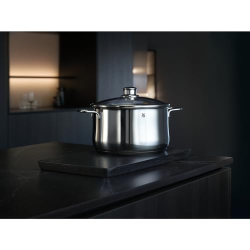 Pot Set 5-Piece Diadem Plus Pouring Rim Glass Lid Cromargan Stainless Steel Polished Suitable for Induction Hobs Dishwasher-Safe - view 2