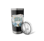 Bachelorette Squad Wedding Newspaper Front Page Girls' Trip Stainless Steel Insulated Tumbler - view 5