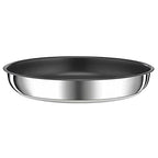 Tefal Ingenio Preference Frying Pan Skillet 22 cm, Stackable Cookware, Stainless Steel, Non-Stick Coating, Induction, Versatility, Space Saving, Temperature Indicator, Made in France L9730302