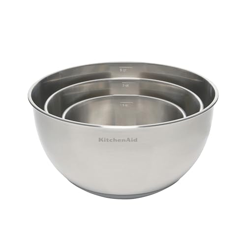 Stainless Steel Mixing Bowls, Set Of 3 - view 7