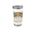 October Birthday King Born October Man Front Page Newspaper Stainless Steel Insulated Tumbler