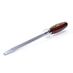 Honing Rod, Sharpening Steel with Larger Diameter for Kitchen Knife Daily Honing Maintenance, High Carbon Steel 8" Knife Sharpener Rod, Ergonomic Handle - view 4