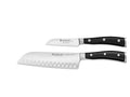 Classic IKON 2-Piece Asian Chef's Knife Set, Black