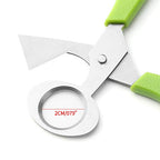 3Pcs Quail Egg Cutter Scissors Kitchen Egg Shears Tool (Green) - view 3