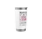 Funny Happy Birthday Diva Newspaper Front Page Headliner Stainless Steel Insulated Tumbler - view 3