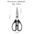 7.5 Inch Kitchen Scissors Heavy Duty Food Shears 2 Pack - view 2