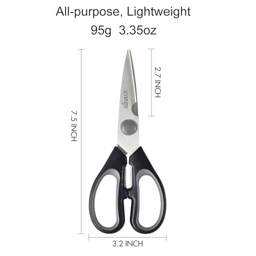 7.5 Inch Kitchen Scissors Heavy Duty Food Shears 2 Pack - view 2