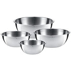 645709990 Gourmet Bowl Set for Kitchen 4-Piece, Cromargan Stainless Steel, Multifunctional, Mixing Bowl, Serving Bowl, Stackable
