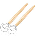 2 Pack Danish Dough Whisk Hook Sourdough Bread Baking Supplies Starter Kit
