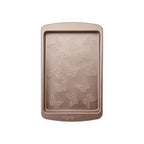 Butterfly Stamp Small Baking Sheet Carbon Steel Nonstick Bakeware with Textured Butterfly Design, Durable Rolled Rim, Oven Safe to 450F, Perfect for Cookies, Pastries and Pizza - view 6