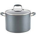 Advanced Home Hard-Anodized Nonstick Stockpot with Lid, 10 Qt
