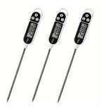 3pcs Candy Thermometer Digital Instant Read for Meat Kitchen Cooking Food Oil Deep Fry BBQ Grill Smoker (3, 9.4in)