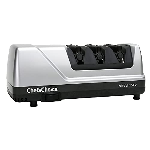 WÜSTHOF Classic IKON 8-Inch Chef's Knife, Black & Chef'sChoice 15XV EdgeSelect Professional Electric Knife Sharpener with 100-Percent Diamond Abrasives and Precision Angle Guides - view 5