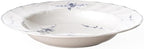 Villeroy & Boch Vieux Luxembourg Rim Soup, 9 in, Premium Porcelain, White/Blue