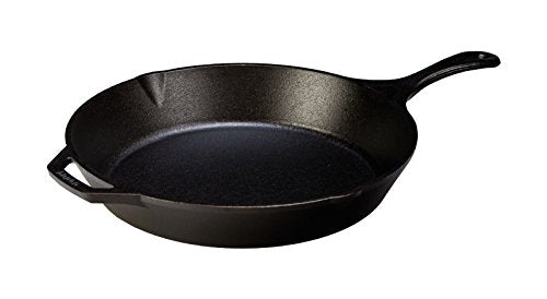 Seasoned Cast Iron Skillet with Hot - 12 inch Frying Pan with Silicone Hot Handle Holder (Black) - view 2