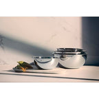 645709990 Gourmet Bowl Set for Kitchen 4-Piece, Cromargan Stainless Steel, Multifunctional, Mixing Bowl, Serving Bowl, Stackable - view 2