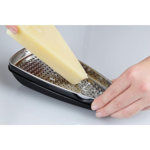 7.5 x 3.7 x 2.8" Plastic/Stainless Steel Parmesan Grater With Storage Box, Silver - view 6