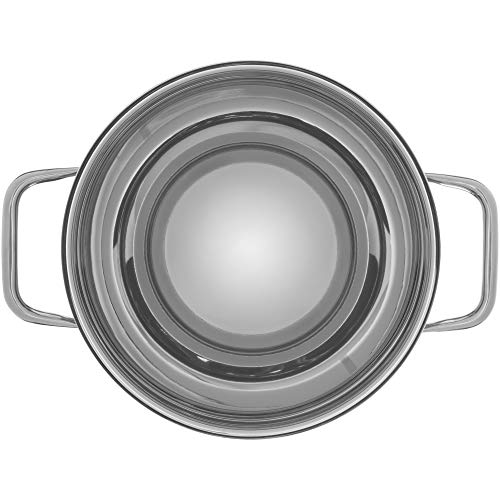 Compact Cuisine Water Bath Bowl 20 cm Stackable Mixing Bowl for Water Bath, Cromargan Polished Stainless Steel, Dishwasher Safe - view 4