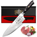 Gifts for Men Dad Christmas Day from Daughter Son Kids, 8 inch Pro German 1.4116 Chef Knife, Best Kitchen Knife Gifts Set for Him husband Birthday Anniversary 20 cm