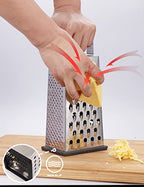 Cheese Grater, 4-Sided Box Grater for Cheese, Vegetable & Fruit - view 5
