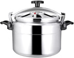 Aluminum Explosion-Proof Pressure Cooker- 7L~15L Capacity- Silver (11L)