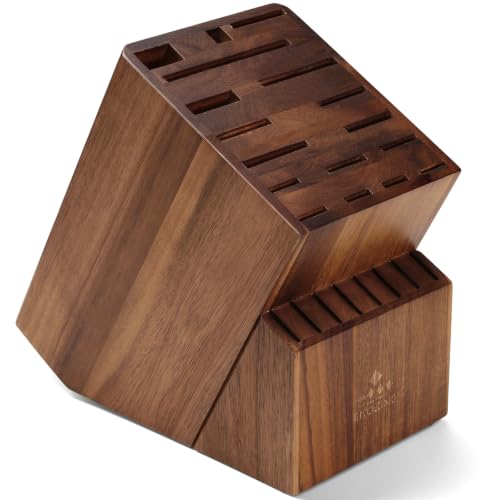 Knife Block without Knives, 25 Slots Large Knife Holder