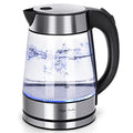 1.7L Electric Tea Kettle, Glass Hot Water Boiler for Tea