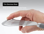 Misen Spatulas - Stainless Steel Fish Spatula and Nonstick-Safe Silicone Spatuala - Gray