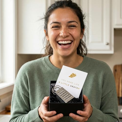 Mini Cheese Grater Gift Set, You Make Life a Little Grater Funny Chef Gift - view 5