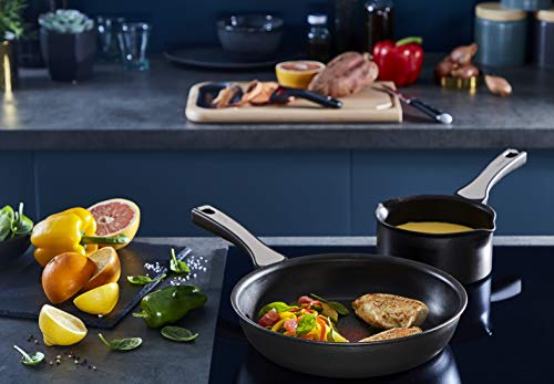 Tefal Unlimited On, Premium Cookware, 24 cm Frying Pan, UK's Longest Lasting Non-stick, Heat Indicator, Induction Hob Compatible, Dishwasher Safe, Aluminium, black, G25904AZ - view 7