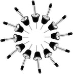 48 Pack Liquor Pour Spouts Set - Stainless Steel bottle spout and Liquor Pourers Dust Caps Covers