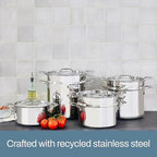 Simply Strain 16 Qt. Multipot with Strainer Insert & Lid - view 6