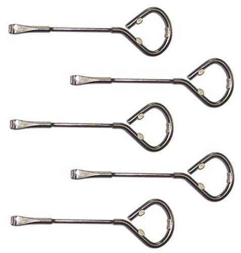 5 Pack Multi Use Can Opener, Bottle Opener, Steel Can Tool