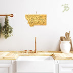 Destination Montana State Shaped Cutting Board - view 4