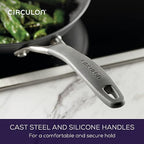 A1 Series Nonstick Induction Frying Pan Set, 6-Piece, Graphite - view 5
