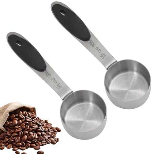 1/8 Cup Measuring Cup, 2 Pcs, Stainless Steel