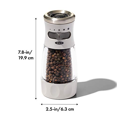 Good Grips 8 Piece Stainless Steel Measuring Cups and Spoons Set & Good Grips Contoured Mess-Free Pepper Grinder - view 6