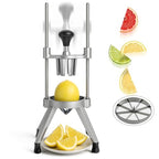 Commercial Easy Wedger Lemon Cutter Fruit Orange Lime Slicer 8 Section 304 Stainless Steel Blade Vegetable Tomatoe Potatoe Chopper Dicer for Home Bar Restaurant