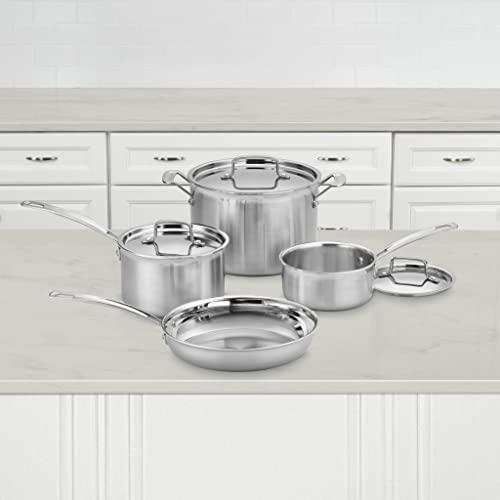 MCP-7NP1 Multiclad Pro Triple Ply 7-Piece Cookware Set Skillet - view 3