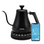 Electric Gooseneck Kettle Smart Bluetooth with Variable Temperature Control, Black & Pour Over Coffee Maker with Double-layer Stainless Steel Filter, 34 Ounce - view 2