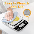 Digital Kitchen Scale Food Scale with High Precision to 0.04oz and 11 lbs Capacity, Digital Multifunction Measuring Scale, EKS-202 - view 6