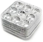 9-Cavity Mini Cupcake and Muffin Pans | Disposable Aluminium Baking Pans | Use for Baking Mini Muffin, Cupcake, Cake | For Weddings, Parties, Birthdays, Gatherings (100 Pack)