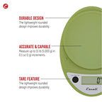 Primo Digital Food Scale Multi-Functional Kitchen Scale and Baking Scale for Precise Weight Measuring and Portion Control, 8.5 x 6 x 1.5 inches, Tarragon Green - view 2