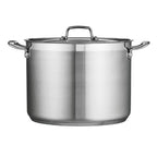 Gourmet Stainless Steel 16-Quart Stock Pot with Lid - view 2