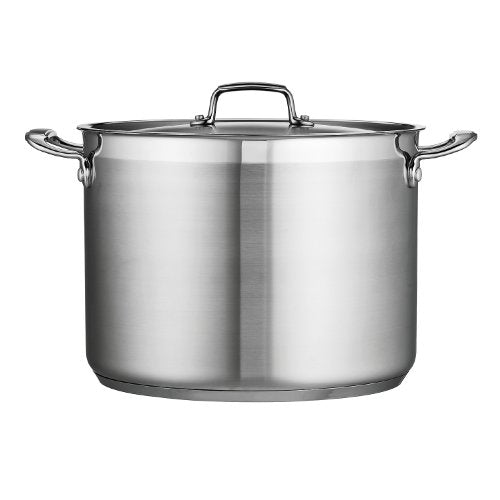 Gourmet Stainless Steel 16-Quart Stock Pot with Lid - view 2