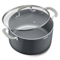 10QT Non Stick Stock Pot with Lid, Ceramic Large Cooking Pot for Soup