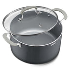 10QT Non Stick Stock Pot with Lid, Ceramic Large Cooking Pot for Soup